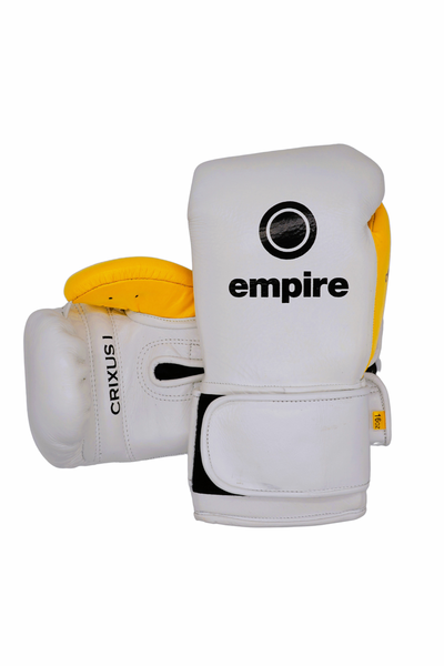 CRIXUS I White Fusion Hook & Loop Gloves