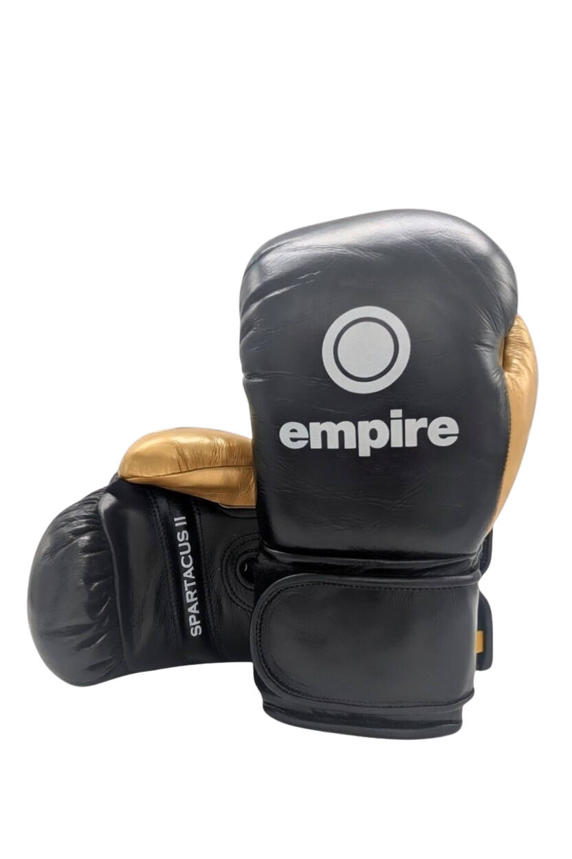 SPARTACUS II Black Fusion Hook & Loop Gloves