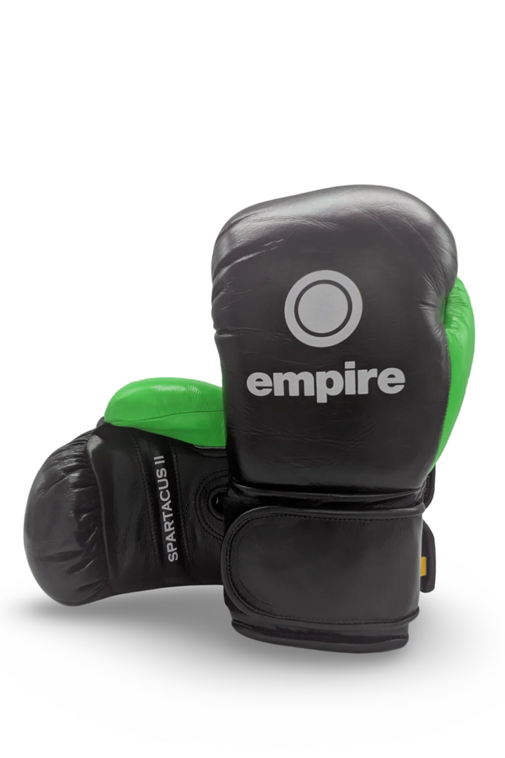 SPARTACUS II Black Fusion Hook & Loop Gloves