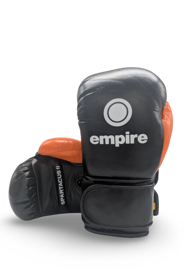 SPARTACUS II Black Fusion Hook & Loop Gloves