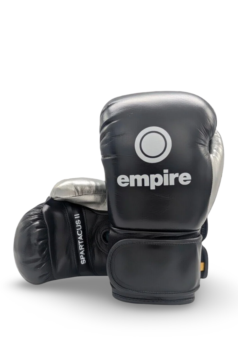 SPARTACUS II Black Fusion Hook & Loop Gloves