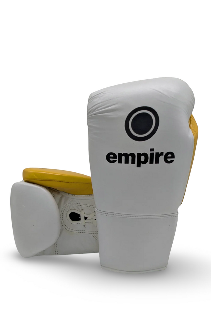 CRIXUS II White Fusion Training & Sparring Lace Gloves