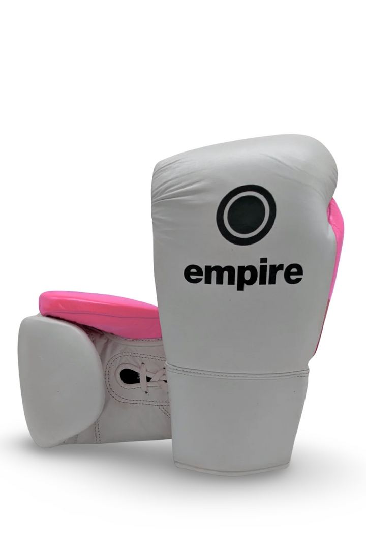 CRIXUS II White Fusion Training & Sparring Lace Gloves