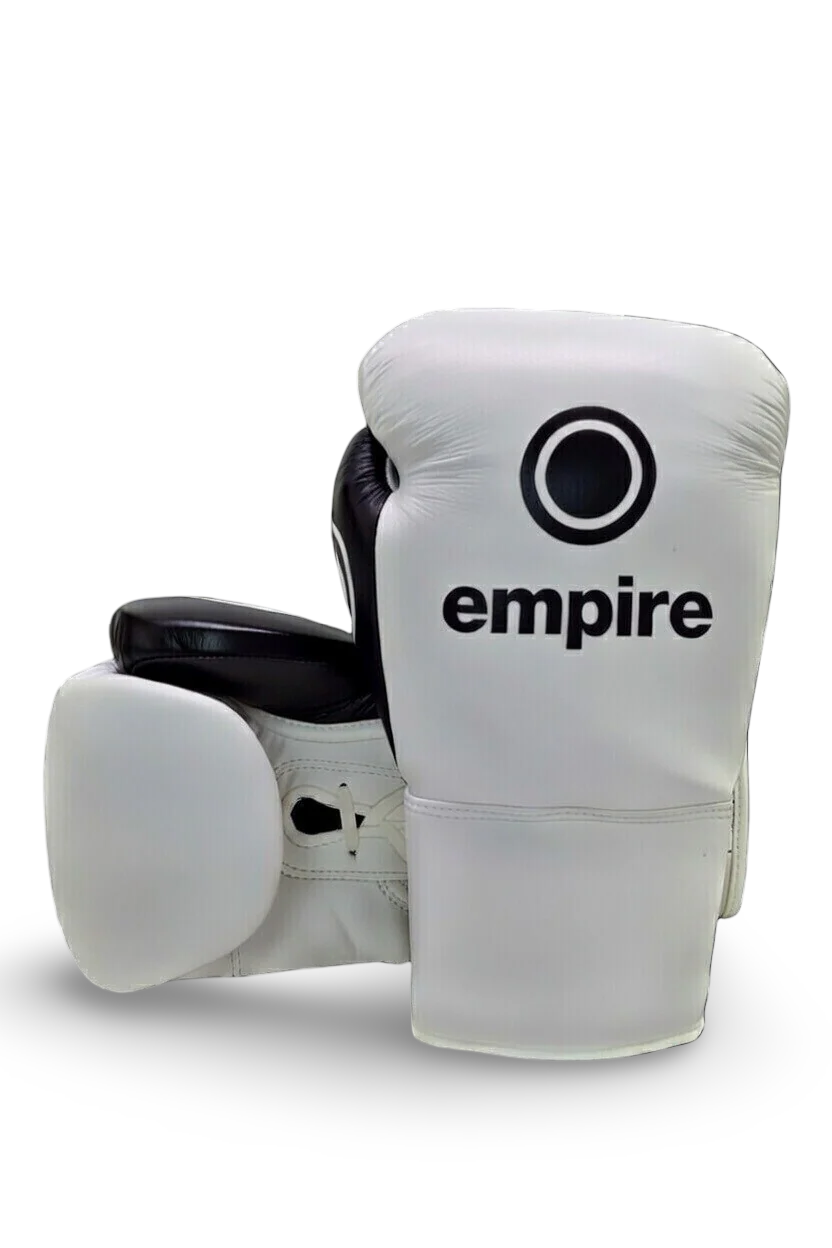 CRIXUS II White Fusion Training & Sparring Lace Gloves