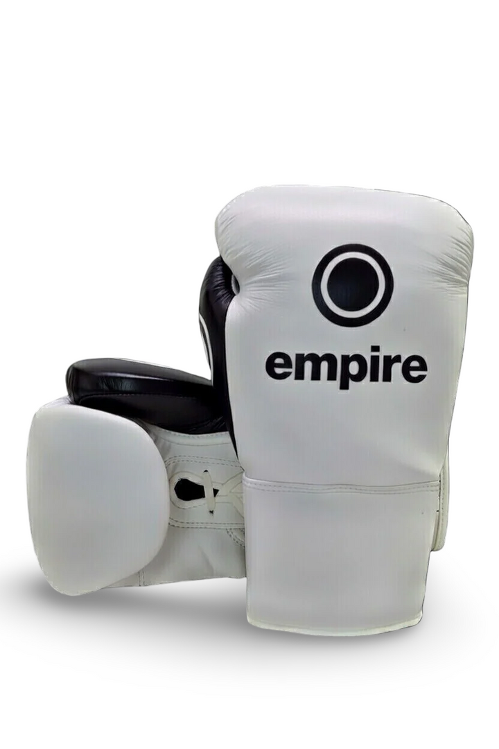 CRIXUS II White Fusion Training & Sparring Lace Gloves