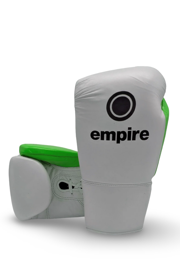CRIXUS II White Fusion Training & Sparring Lace Gloves