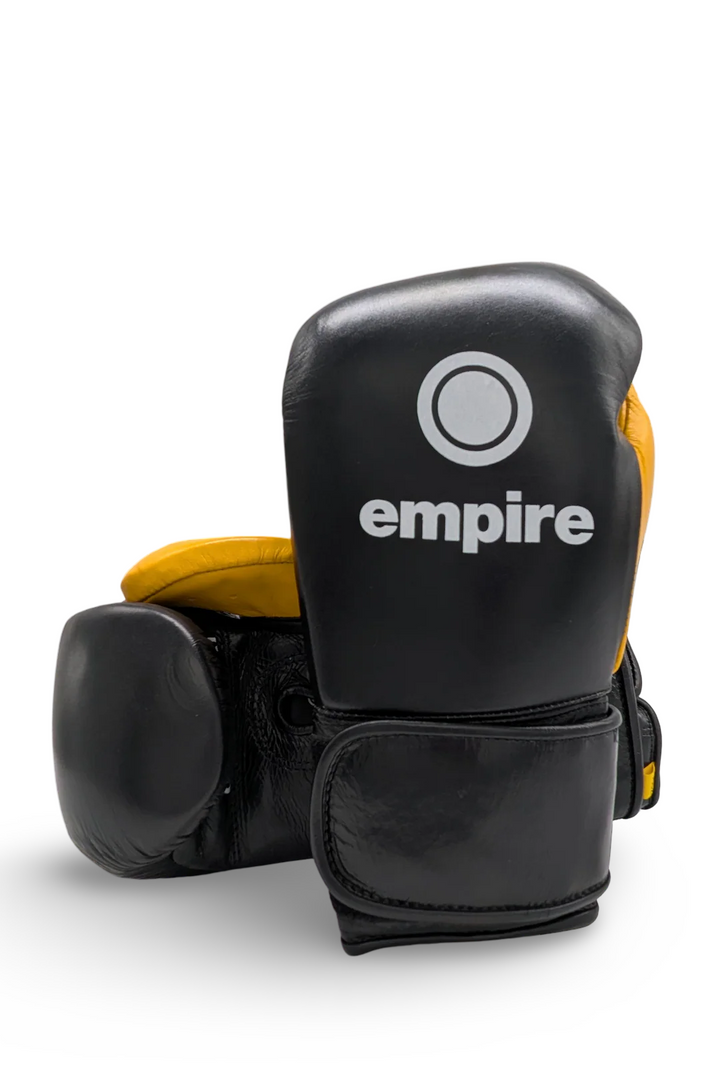 CRIXUS II Black Fusion Training & Sparring Strap Gloves