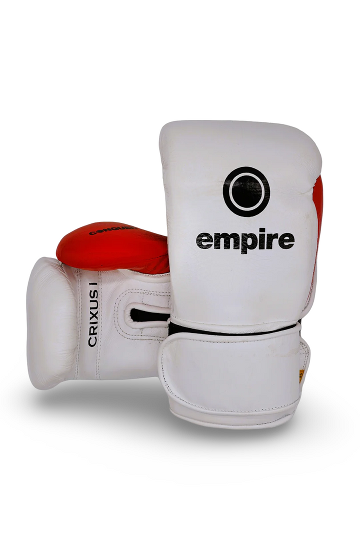 CRIXUS I White Fusion Hook & Loop Gloves