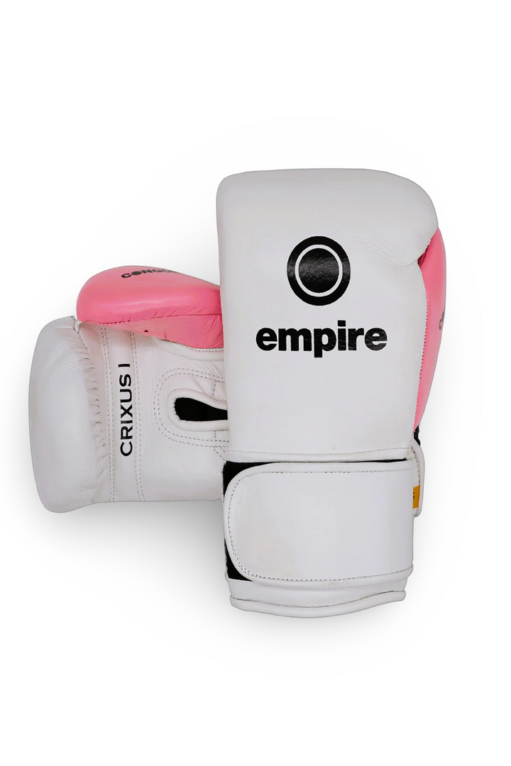 CRIXUS I White Fusion Hook & Loop Gloves