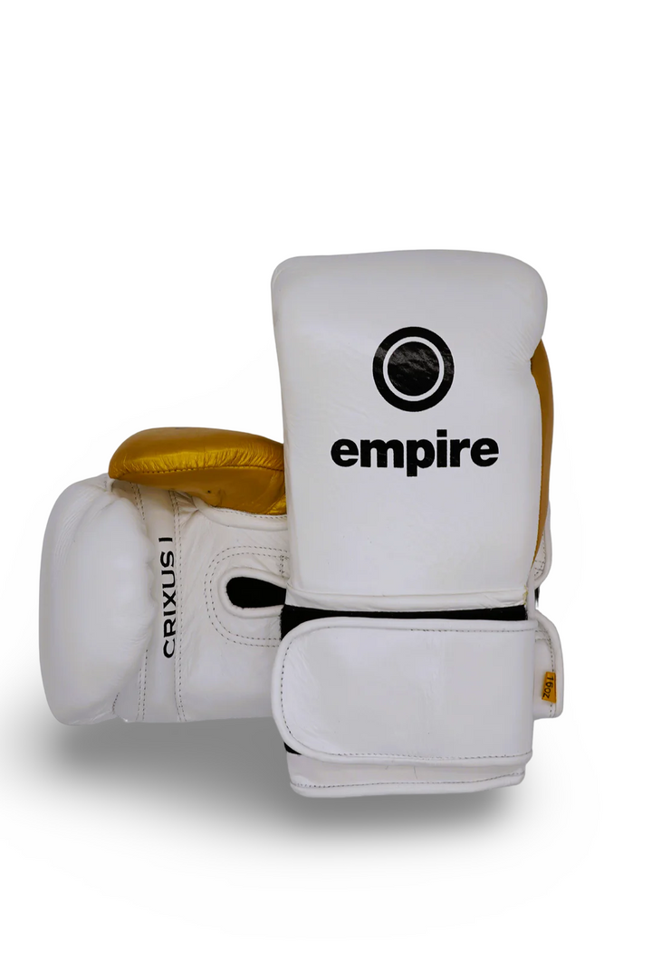 CRIXUS I White Fusion Hook & Loop Gloves