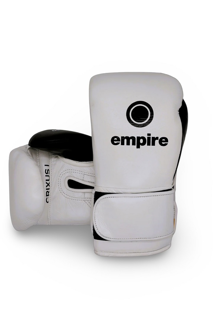 CRIXUS I White Fusion Hook & Loop Gloves