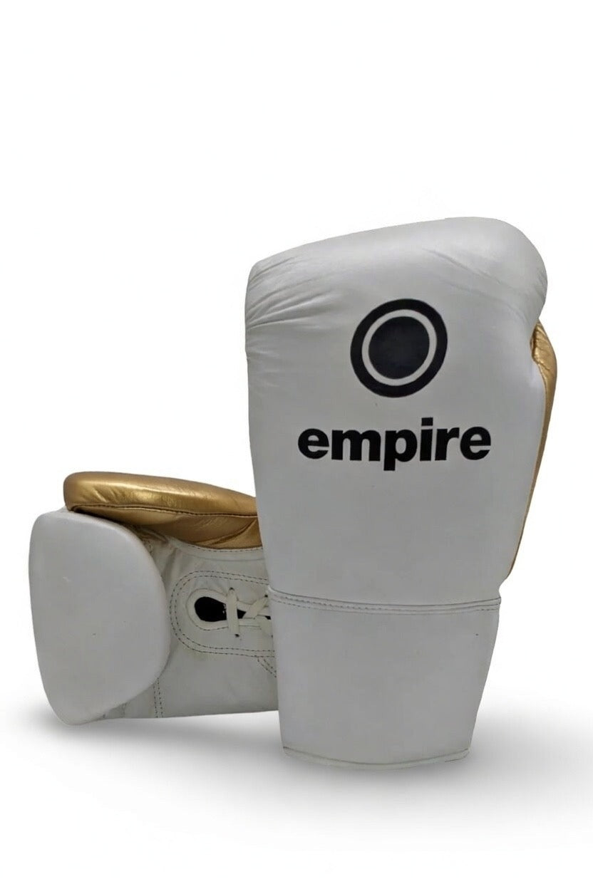 CRIXUS II White Fusion Training & Sparring Lace Gloves