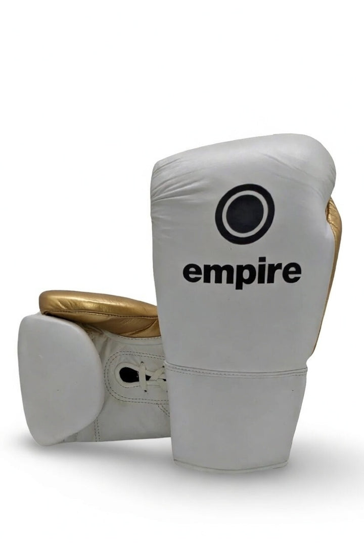 CRIXUS II White Fusion Training & Sparring Lace Gloves