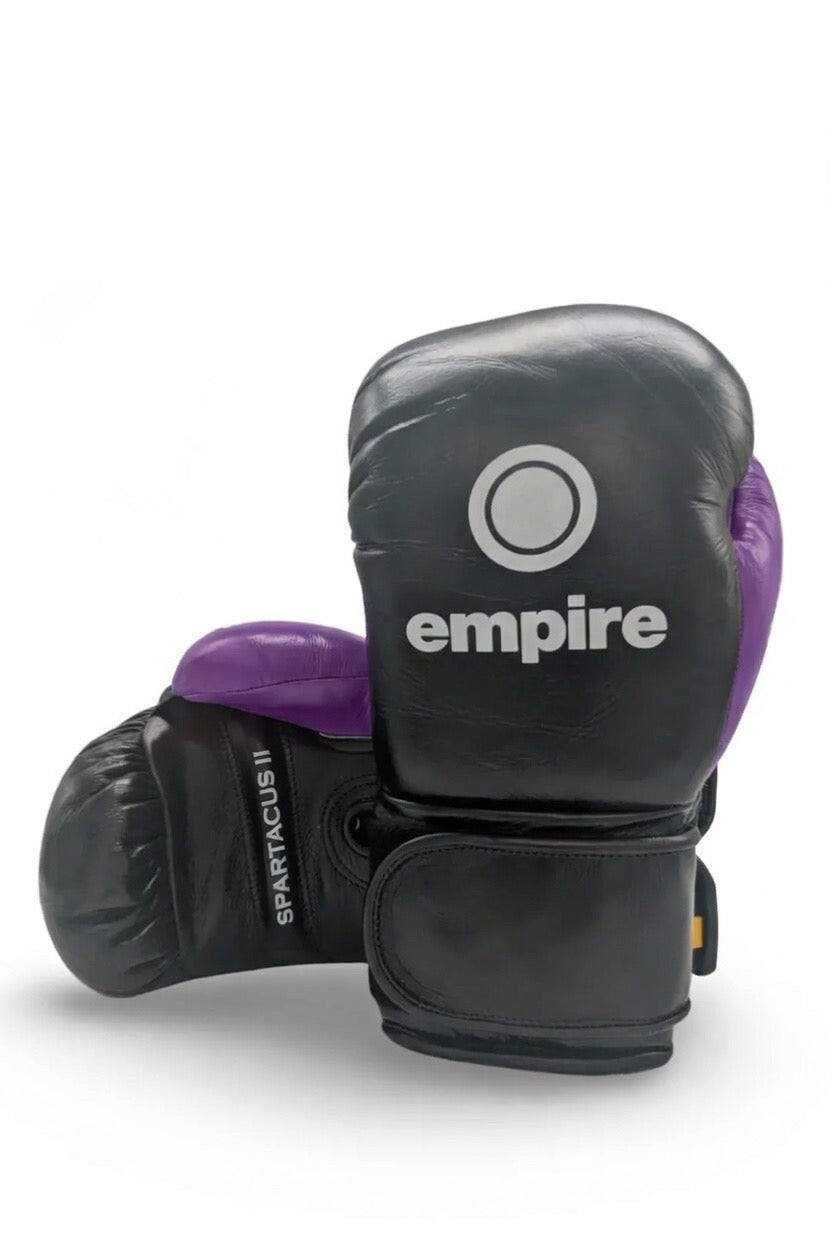 SPARTACUS II Black Fusion Hook & Loop Gloves