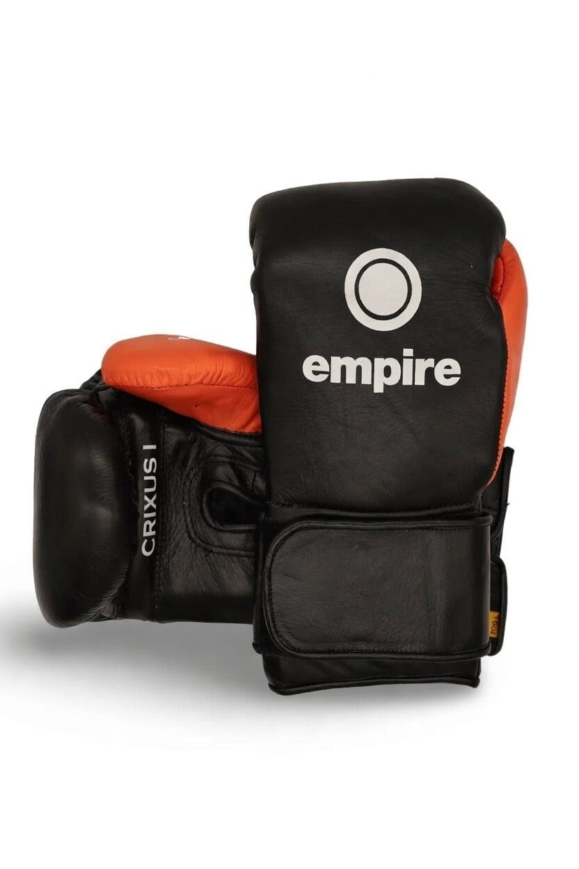 CRIXUS I Black Fusion Hook & Loop Gloves