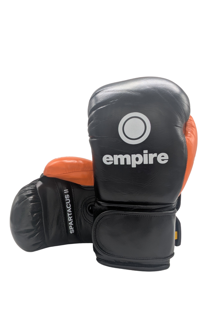 SPARTACUS II Black Fusion Hook & Loop Gloves