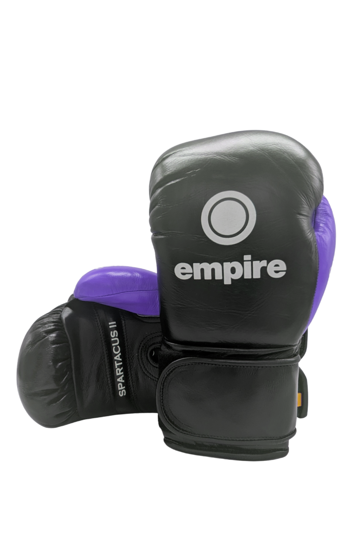 SPARTACUS II Black Fusion Hook & Loop Gloves