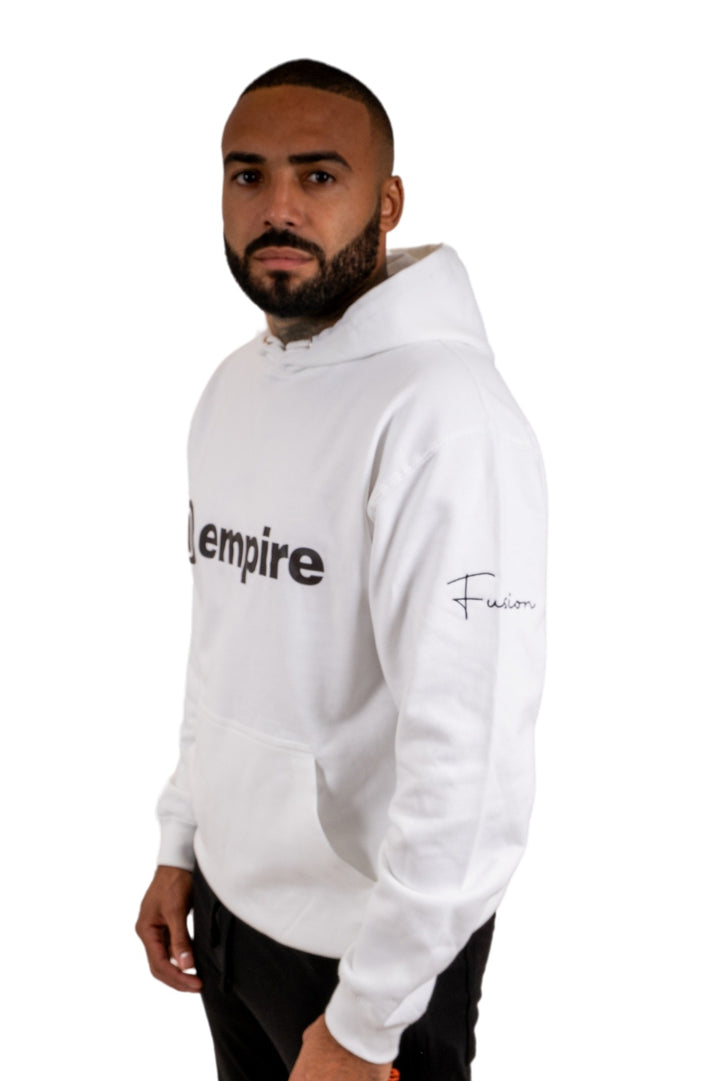 White Fusion Hoodie