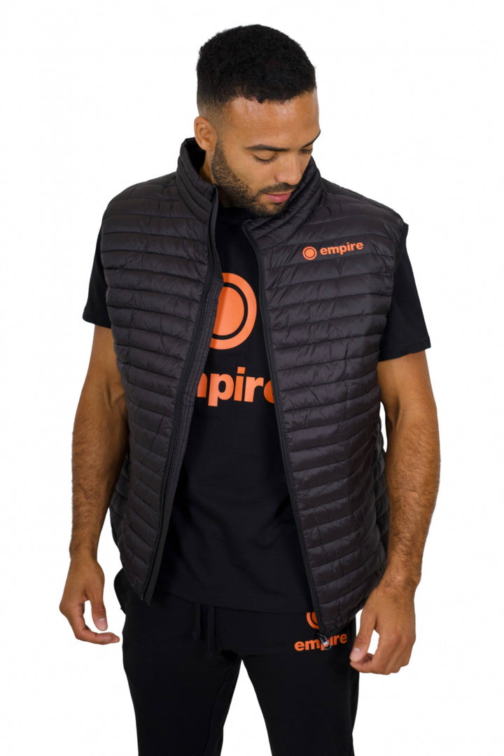 Black Empire Padded Gilet