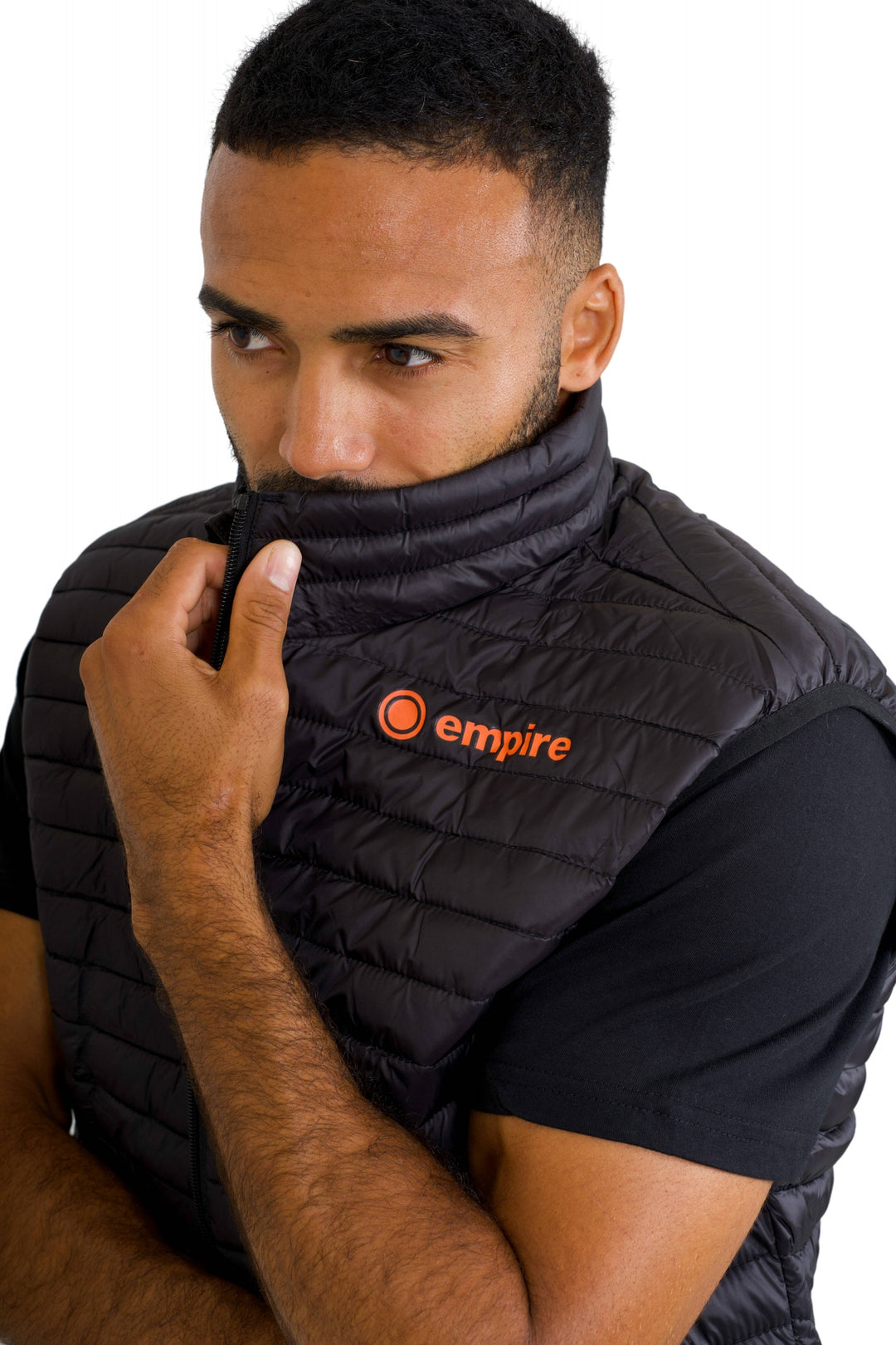 Black Empire Padded Gilet