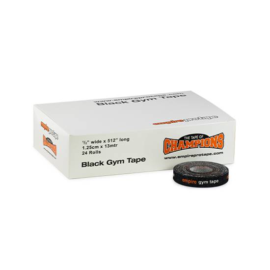 Empire Black Gym Tape 1.25cm x 13mtr - Image 2